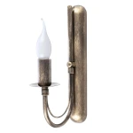 Kinkiet do salonu stare złoto JEWESOS 12047/22 postarzana lampa na ścianę