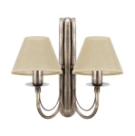 Dwu-płomienny kinkiet ścienny stare złoto JEWESOS 12046/22/07