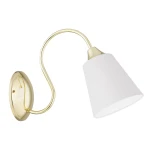 Złoty kinkiet do sypialni JULIET 1O3330 K1 ZL/01/Le