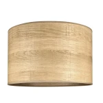 Abażur imiacja drewna walec do lampy 14W E27 WOOD LIGHT śred 40 wys 25