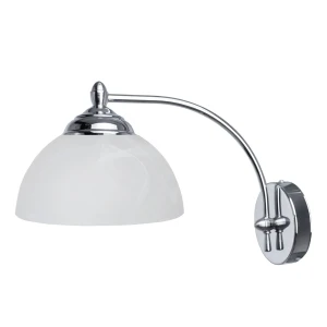 Srebrny kinkiet w stylu klasycznym CAMELIA 615-K/CH/C/K 1-płomienny 