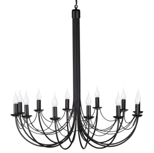 Oryginalny duży żyrandol do salonu lub restauracji PORSE 13522/KA 12-ramienny 