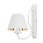 Elegancka biała lampa na ścianę OLIVER O3050 K1 BIA/1S/62/Le