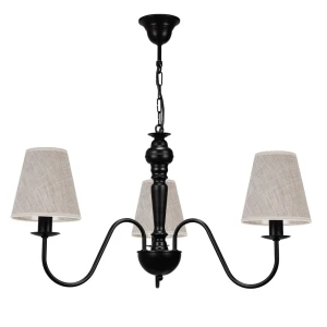 Vintage lampa wisząca z abażurami GOLDSUN AB 1337G/27/05 3-ramienny