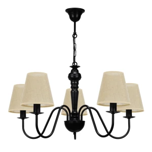 Lampa rustykalna wisząca GOLDSUN AB 1336G/27/07 5-ramienny