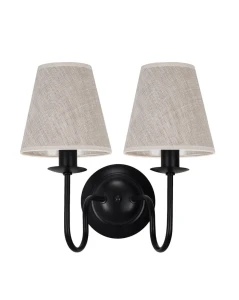 Lampa ścienna podwójna z lianymi kloszami GOLDSUN AB 1339G/27/05