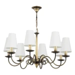 Klasyczny patynowany żyrandol do salonu ASTOR 2S 1O2898 W8 PAT/2S/Le