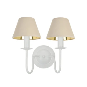 Podwójny kinkiet do klasycznego pomieszczenia GOLDSUN 1S 1339G/26/61