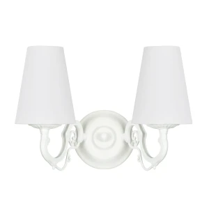 Podwójny biały kinkiet VIOLA O3001 K2 BIA/2S/01/Le