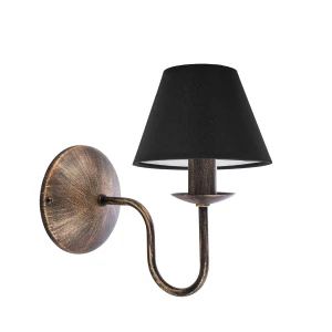 Lampa prosta czarno-złota w stylu retro GOLDSUN 1S 1338G/24/14