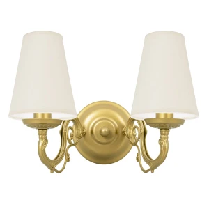 Kinkiet podwójny klasyczny złoty  VIOLA O3001 K2 ZL/2S/02/Le