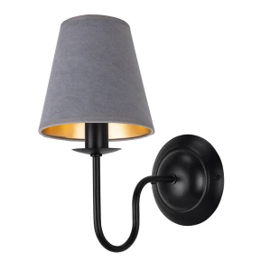 Kinkiet szaro-czarny elegancki GOLDSUN AB 1338G/27/51