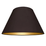 Brązowy abażur stożek 40cm do lampy stołowej 6S E27 20/40 wys 24 ESPRESSO 015 premium
