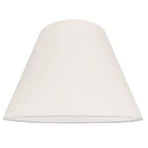 Duży aksamitny abażur do lampy stojącej kremowy 8S E27 22/45 wys 30 CREAM 