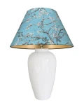 Lampa stołowa w stylu hampton z dużym abażurem BONA Vincent