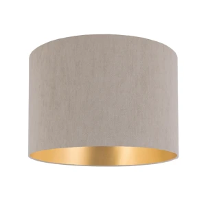 Abażur z weluru walec beżowy do lamp wiszących oraz stojących 30cm 9W-E27 30/20