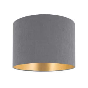 Abażur szary welur do lamp wiszących oraz stojących 30cm 9W-E27 30/20   