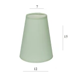 ABAŻUR do żyrandola kinkietu 2S-E14 mięta 7/12 wys 15