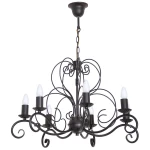 MANRO 15782/L żyrandol świecznikowy 7-płomienny brązowy