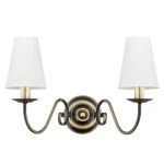 Stylowy kinkiet do salonu ASTOR 2S 1O2891 K2 PAT/2S/Le