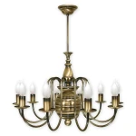 Żyrandol świecznikowy KANDILEB 1195/W10/Le 10-ramienny