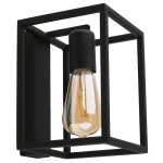 Nowoczesny czarny kinkiet CRETO 19046 BL/N 