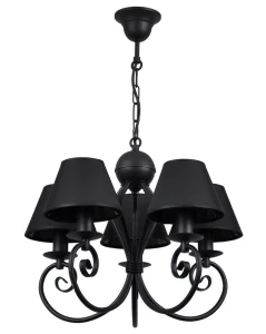 LIVA 1386/27/26/L czarny żyrandol