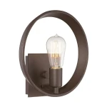 Nowoczesny brązowy kinkiet TEATR QZ/T1HEATER ROW1WT/EL 