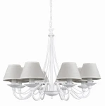 Żyrandol z abażurami ROMA 1397P2/1/05/AX 8-ramienny