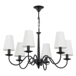 Klasyczna czarna lampa wisząca ASTOR 2S 1O2896 W6 CZA/2S/Le