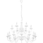 Duży żyrandol ROSSI biały 1397S/AX 18-ramienny