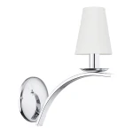 Elegancki kinkiet z abażurem KAPRIS 2S 1O2860 K1 CH/2S/Le