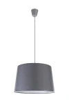 Szary zwis z dużym abażurem MAJKA GRAY 11881/TK