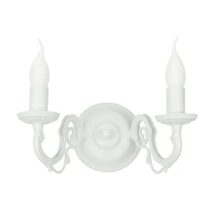 Biały kinkiet podwójny VIOLA O3001 K2 BIA/Le