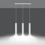 Lampa wisząca biała 3-płomienna LENA 1955/3/E