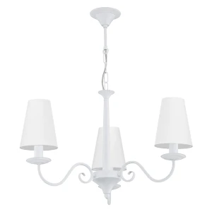 Klasyczna lampa wisząca do pokoju ASTOR 2S 1O2893 W3 BIA/2S/Le