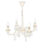 Żyrandol świecznikowy klasyczny VELEA 1O1954 AB/Le 4-płomienna