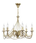 TORA 6 GOLD 1170/6/E złoty żyrandol do salonu