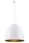 Modna biała lampa wisząca EGS L 19023 WH/G/N 5-płomienna