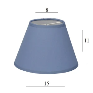 ABAŻUR klosz do lampy 1S-E14 błękit 8/15 wys 11
