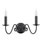 Podwójny kinkiet świecznikowy do pokoju ASTOR 1O2891 K2 CZA/Le