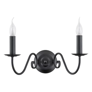 Podwójny kinkiet świecznikowy do pokoju ASTOR 1O2891 K2 CZA/Le