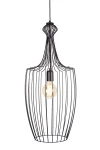 Modna lampa do salonu czarna LUXA L 18847 BL/N