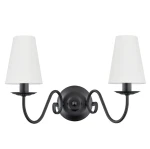 Czarno-biała lampa ścienna ASTOR 2S 1O2891 K2 CZA/2S/Le