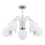 Lampa sufitowa nowoczesna do salonu APISO 1O2856 W6 CH/Le