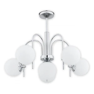 Lampa sufitowa nowoczesna do salonu APISO 1O2856 W6 CH/Le