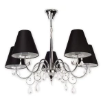 5-ramienny żyrandol do salonu VELEOS O1965 CH CZA/Le 5-ramienny