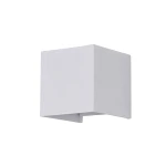 Mały kinkiet zewnętrzny biały sześcian FULTEN O1572WL-L6W/MA