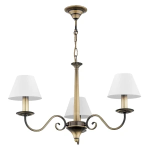 Żyrandol 3-ramienny patynowany ASTOR 1S 1O2893 W3 PAT/1S/Le 