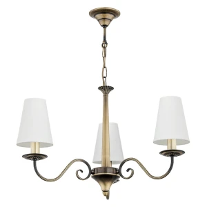 Żyrandol do pokoju stare złoto ASTOR 2S 1O2893 W3 PAT/2S/Le